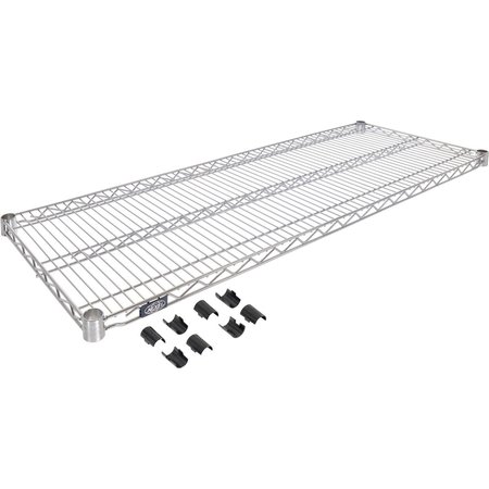 NEXEL Stainless Steel Wire Shelf, 72W x 21D S2172S